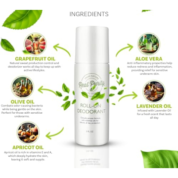 Real Purity Roll-On Deodorant 2 Pack - Gentle and Effective