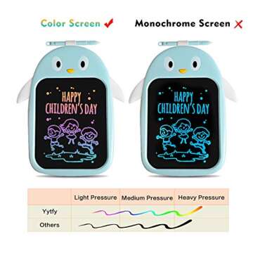 JZAQ LCD Writing Tablet 8.5 Inch Colorful Screen Doodle Board for Kids Toys, Electronic Drawing Boar...