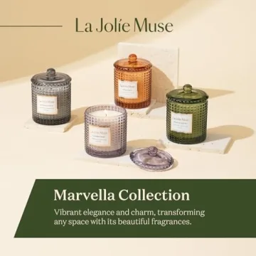 LA JOLIE MUSE Mandarin Matcha Candle for Luxury Home Scents