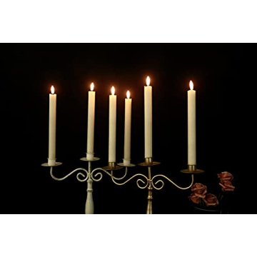 GenSwin Flameless Taper Candles with Remote Control