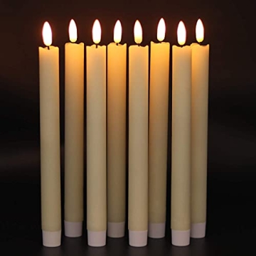 GenSwin Flameless Taper Candles with Remote Control