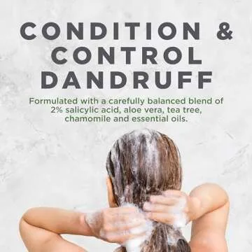 Avalon Organics Therapy Medicated Anti-Dandruff Conditioner for Soft, Flake-Free Hair, 14 Fluid Ounces