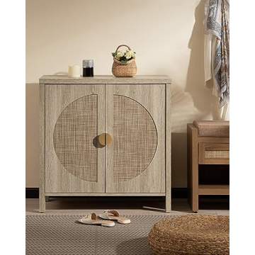 SICOTAS Rattan Buffet Cabinet - Elegant Storage Solution