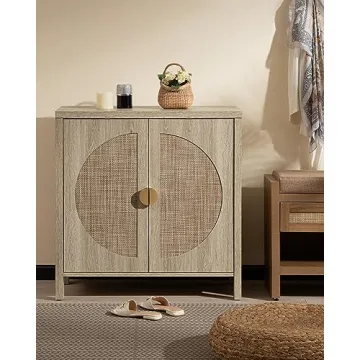 SICOTAS Rattan Buffet Cabinet - Elegant Storage Solution