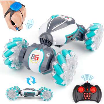 RC Stunt Car for Kids - Gesture & Remote Control