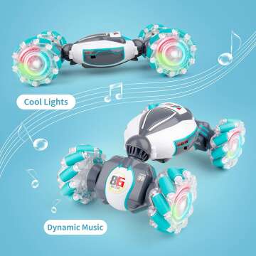 RC Stunt Car for Kids - Gesture & Remote Control