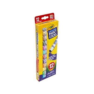 Crayola Quick Dry Paint Sticks for Kids, 12ct