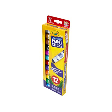 Crayola Quick Dry Paint Sticks for Kids, 12ct