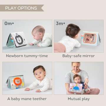 Taf Toys Savannah Tummy-time Activity Book for Infants