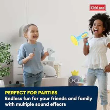Kidzlane Voice Changer for Kids - Kids Megaphone for Kids Function, LED Lights, and 5 Different Sound Effects - Kids Voice Changer Toy for Kids, Girls, Boys, Teens Age 5 Years and Up - Blue
