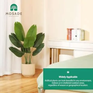 Lifelike 4FT Artificial Bird of Paradise Plant by MOSADE