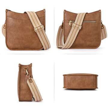 CLUCI Crossbody Bag Set with Guitar Strap for Stylish Women