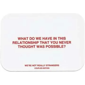 WE'RE NOT REALLY STRANGERS Couples Edition Game