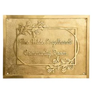 Custom Cast Brass Address Signs & Plaques - Unique Decor