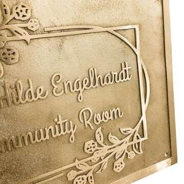 Custom Cast Brass Address Signs & Plaques - Unique Decor