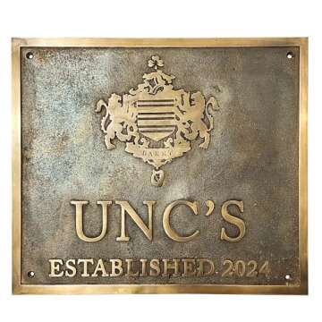 Custom Cast Brass Address Signs & Plaques - Unique Decor