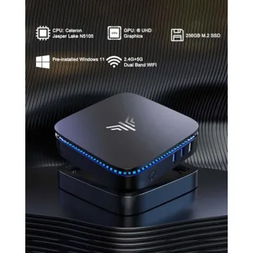 KAMRUI Mini PC with 12GB RAM and 256GB SSD