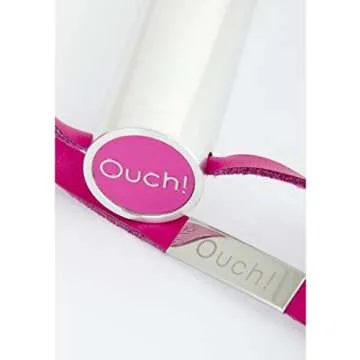 Ouch! Leather Gap Paddle - Perfect for Kinky Play Enthusiasts