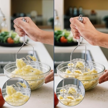Maclia 2PCS Potato Masher Set for Effortless Mashing