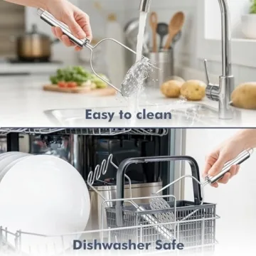 Maclia 2PCS Potato Masher Set for Effortless Mashing