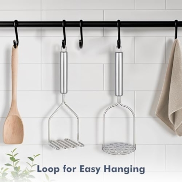 Maclia 2PCS Potato Masher Set for Effortless Mashing
