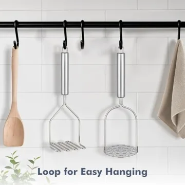 Maclia 2PCS Potato Masher Set for Effortless Mashing