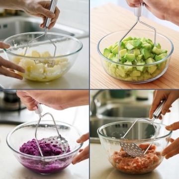 Maclia 2PCS Potato Masher Set for Effortless Mashing