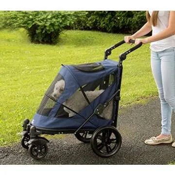 Pet Gear NO-Zip Stroller for Easy Pet Access and Comfort