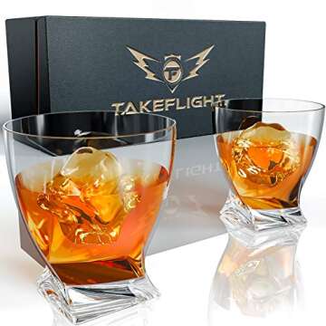 Whiskey Glass Set (Twist Glasses)
