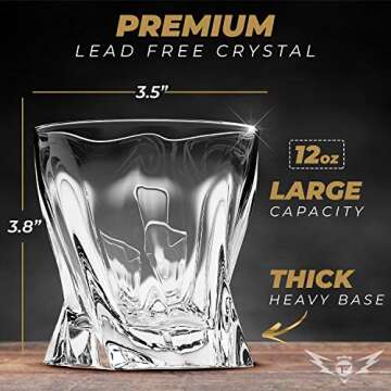 Whiskey Glass Set (Twist Glasses)