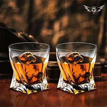 Whiskey Glass Set (Twist Glasses)