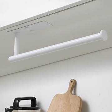 Matte Black Paper Towel Holder SUS304 Steel Space-Saving