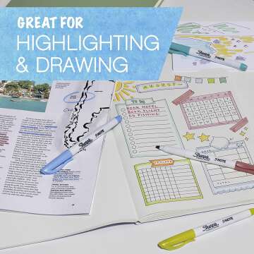 SHARPIE Creative Markers & Highlighters 24 Count