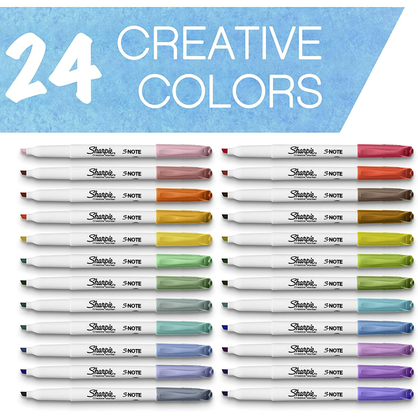 SHARPIE Creative Markers & Highlighters 24 Count