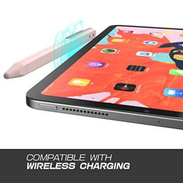 SUPCASE Silicone Protective Case for Apple Pencil (2nd Generation), Anti-Slip Grip with Nib Cover (3...