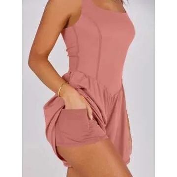 Caracilia Women's Athletic Romper - Stylish Workout One-Piece