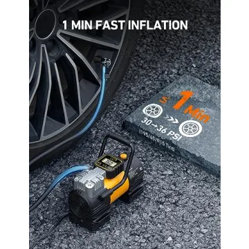 AstroAI Portable Tire Inflator for Car & Bike Up to 150 PSI  