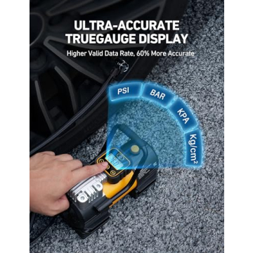 AstroAI Portable Tire Inflator for Car & Bike Up to 150 PSI  