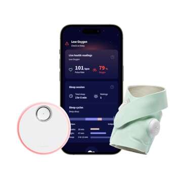 Owlet Dream Sock® Smart Baby Monitor - Track Pulse & Oxygen Levels