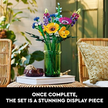 LEGO Wildflower Bouquet Set for Adults 18 Plus