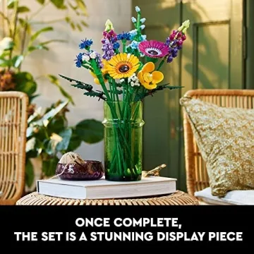 LEGO Wildflower Bouquet Set for Adults 18 Plus