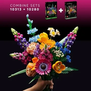 LEGO Wildflower Bouquet Set for Adults 18 Plus