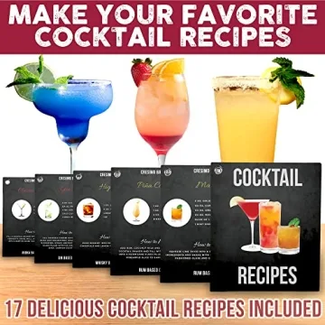 Cresimo 24oz Cocktail Shaker Set with Bar Accessories