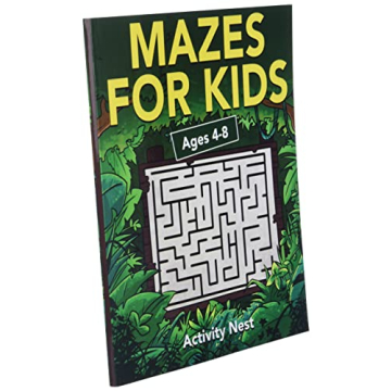 Mazes For Kids Ages 4-8 Fun Activity Workbook