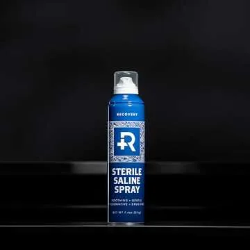 Recovery Aftercare - Piercing Aftercare Spray - 100% Pure Saline Solution - Saline Spray to Help Heal + Protect New Piercings - Ear Piercing Kit Essential (7.4 oz)