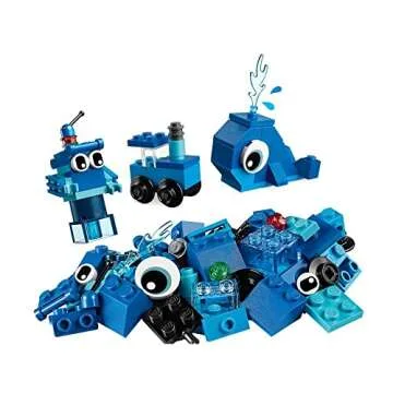 LEGO Classic Creative Blue Bricks 11006 Building Toy Starter Set - 52 Pieces to Inspire Play
