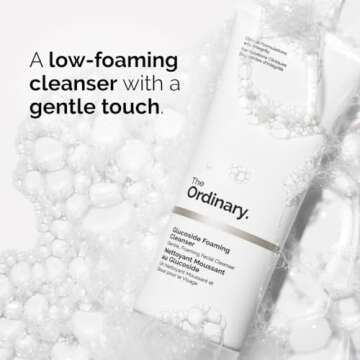 The Ordinary Glucoside Foaming Cleanser, Gentle Foaming Face Wash for All Skin Types Including Sensi...