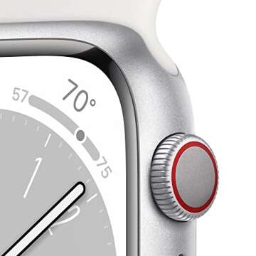 Apple Watch Series 8 - 41mm GPS + Cellular (Renewed)
