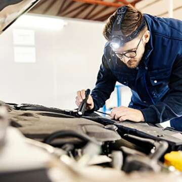 Police Security Elite Blackout Headlamp - 615 Lumen - 7 Hour Battery Life - Camping, Walking, Fishing - Weather Resistant - Strong & Durable - High/Low/Flash