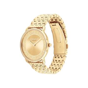 Coach Elliot Women's 2H Quartz Watch - Stainless Steel Bracelet - Water Resistant up to 3ATM/30 Mete...